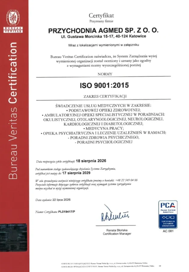 Certyfikat ISO